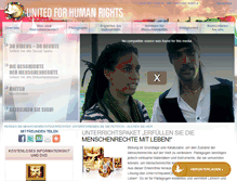 Tablet Screenshot of de.humanrights.com