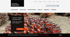 Desktop Screenshot of humanrights.dk