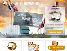 Tablet Screenshot of humanrights.com